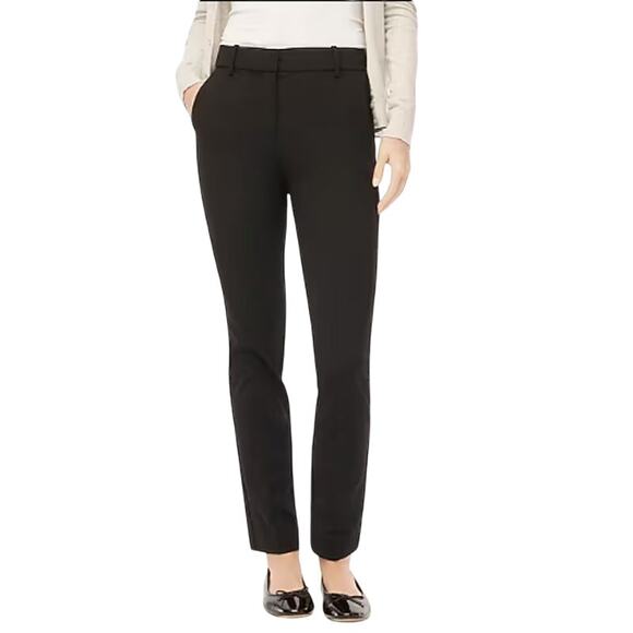 J.Crew Factory Women’s Slim Fit Full Length Trouser Pant Black CB286 Size 10 New - Picture 1 of 12